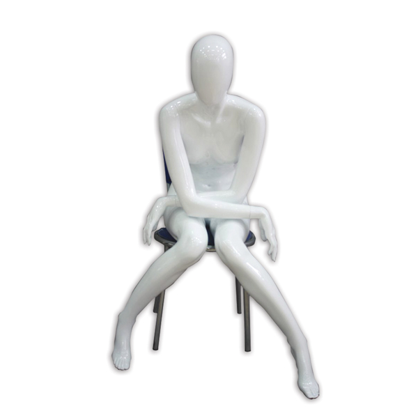 Female Sitting Mannequin 