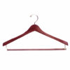 17" Contoured Wood Suit Hanger: CASE of 50 - Image 3