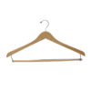 17" Contoured Wood Suit Hanger: CASE of 50 - Image 5