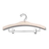 16" Flat Wood Pant & Skirt Hanger: Case of 100 - Image 3