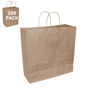 Kraft Jumbo Size Paper Shopping Bag-Case 200